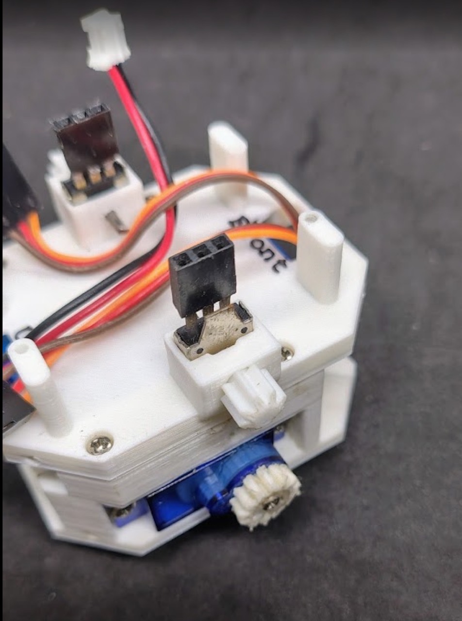 Encoder gear mesh