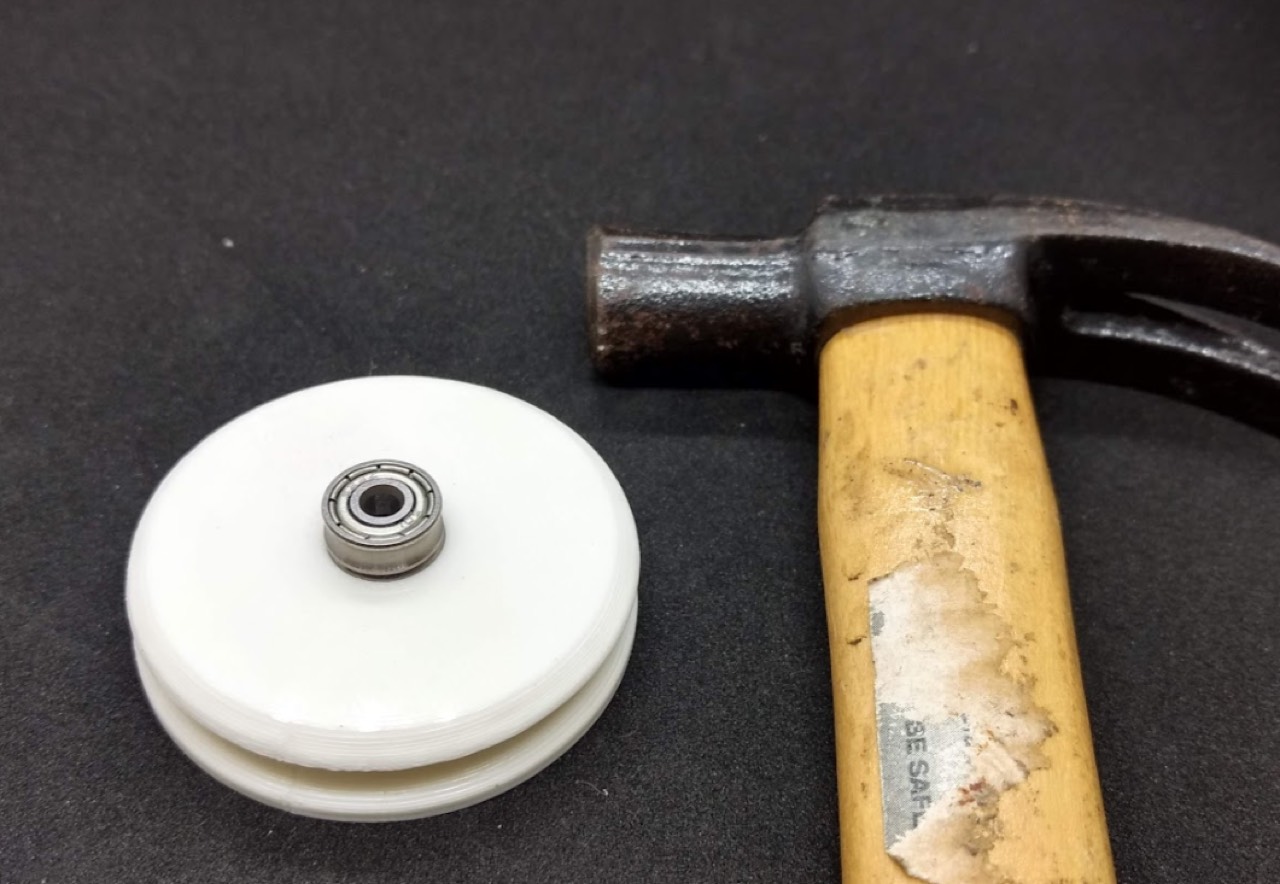 Pressing the bearing